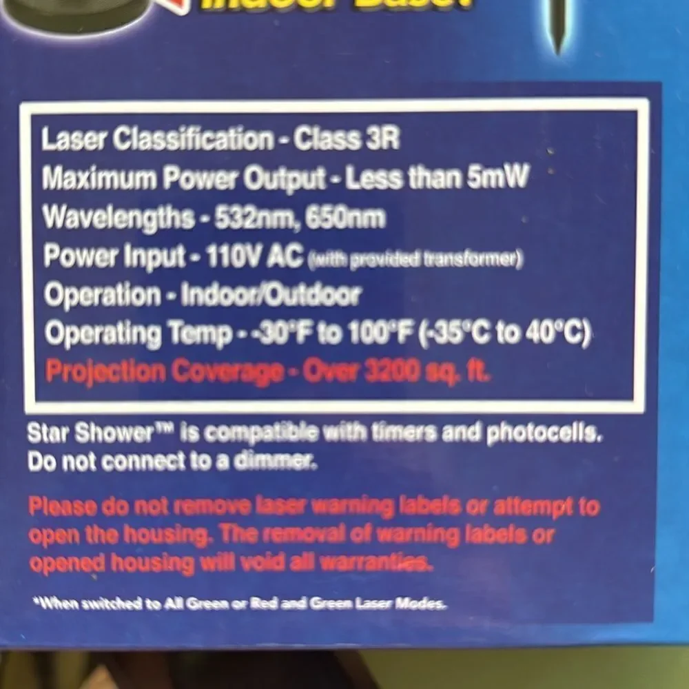 NEW STAR SHOWER LIGHTS - Picture 5 of 7